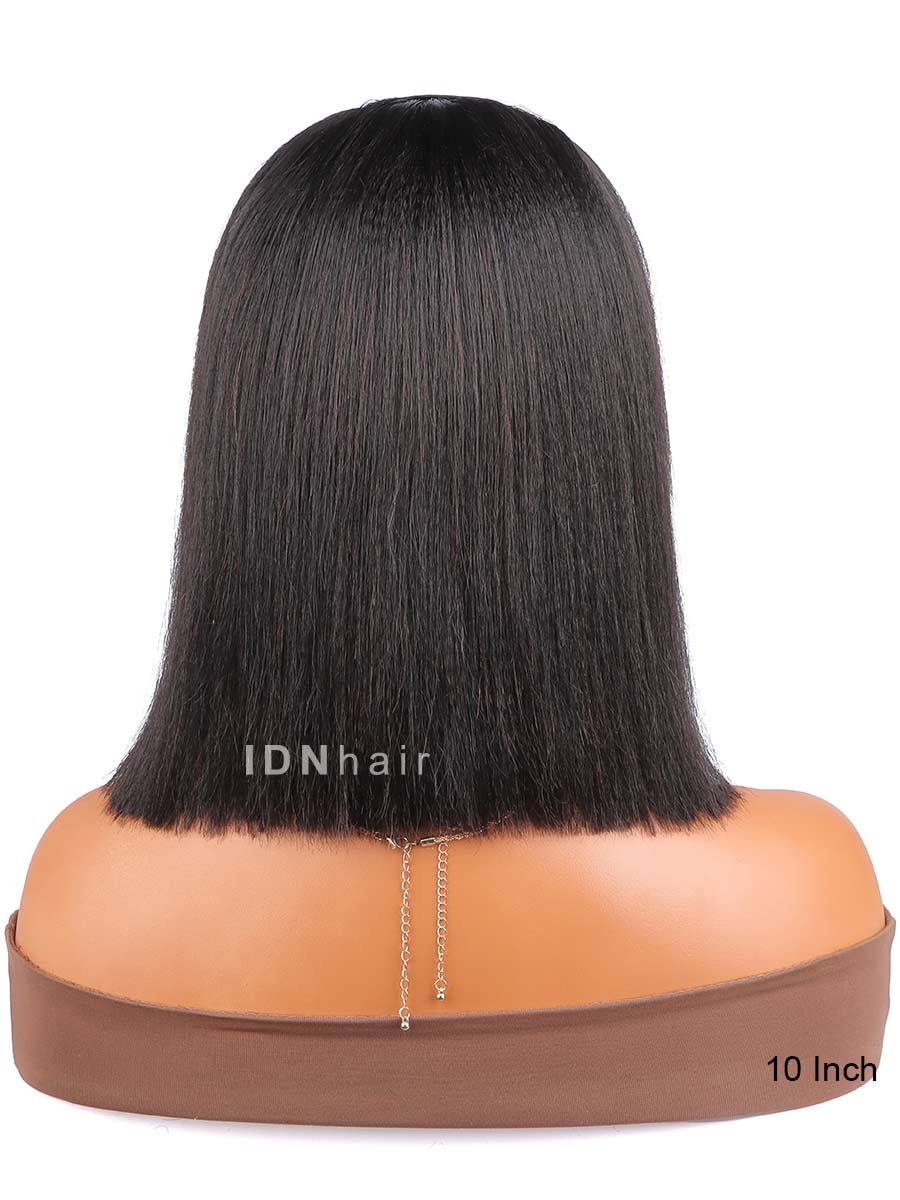 Ruby Wear & Go Beginner Friendly Yaki Straight Bob Wig Pre Cut 4C Edges