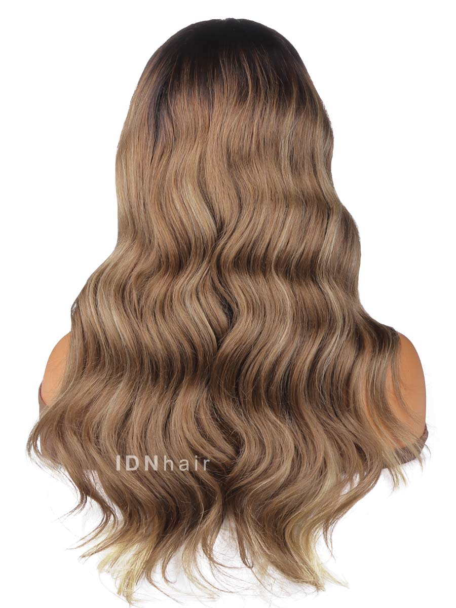 Aster Super Fine Ombre Wavy HD Front Lace Wig Rich Girl Hair
