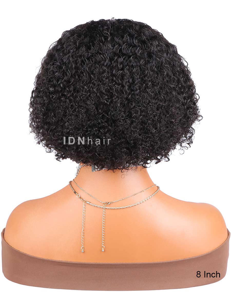Harper Wear & Go Glueless Kinky Curly Bob Wig 5x5 Closure Pre Cut 4C Edges Human Hair