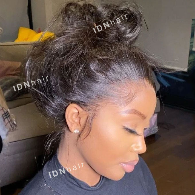 silky straight 360 HD lace wig