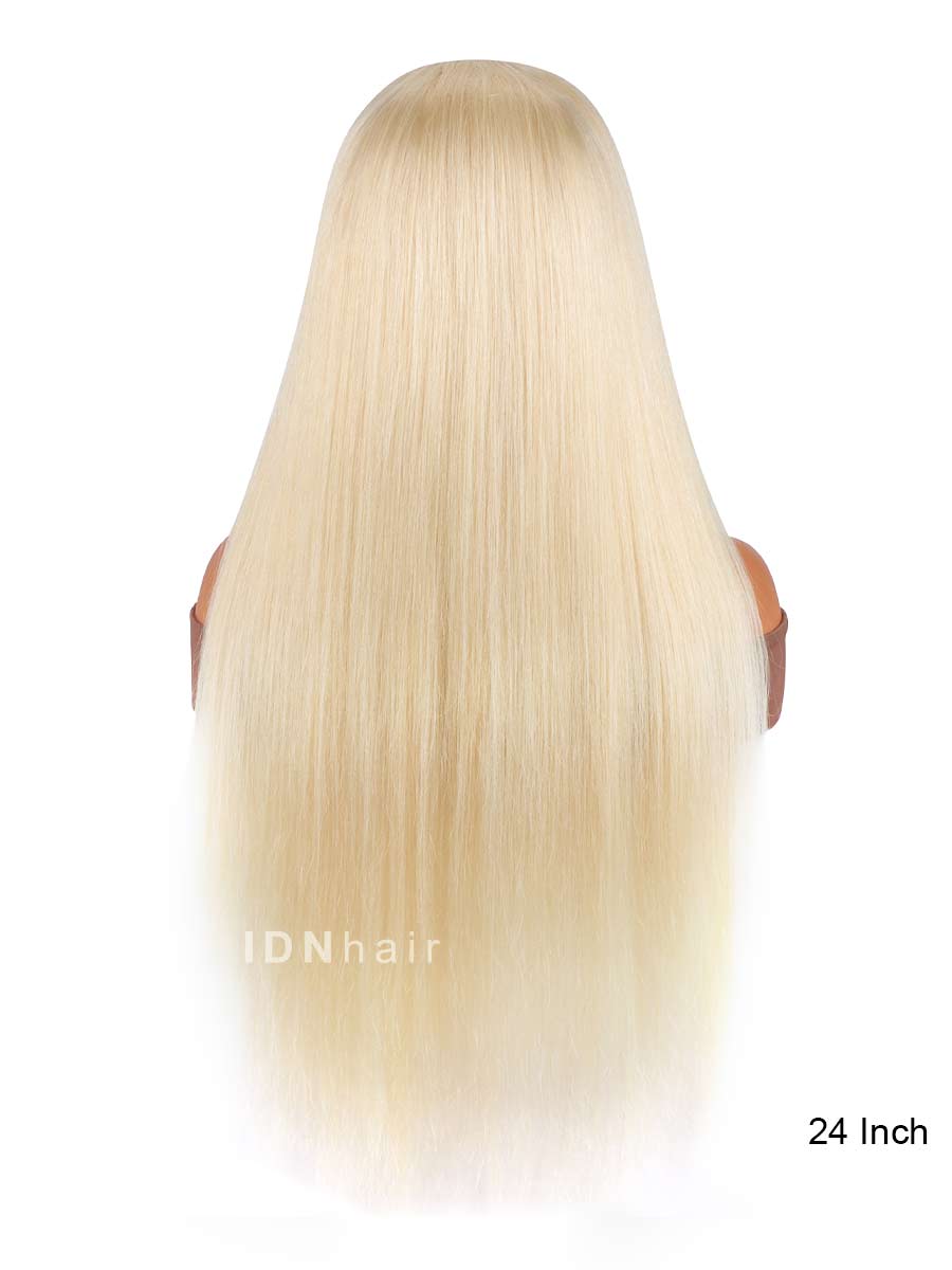 Brittany 613 Silky Straight Blonde Easily Redyed 13x4 Frontal Human Lace Wig