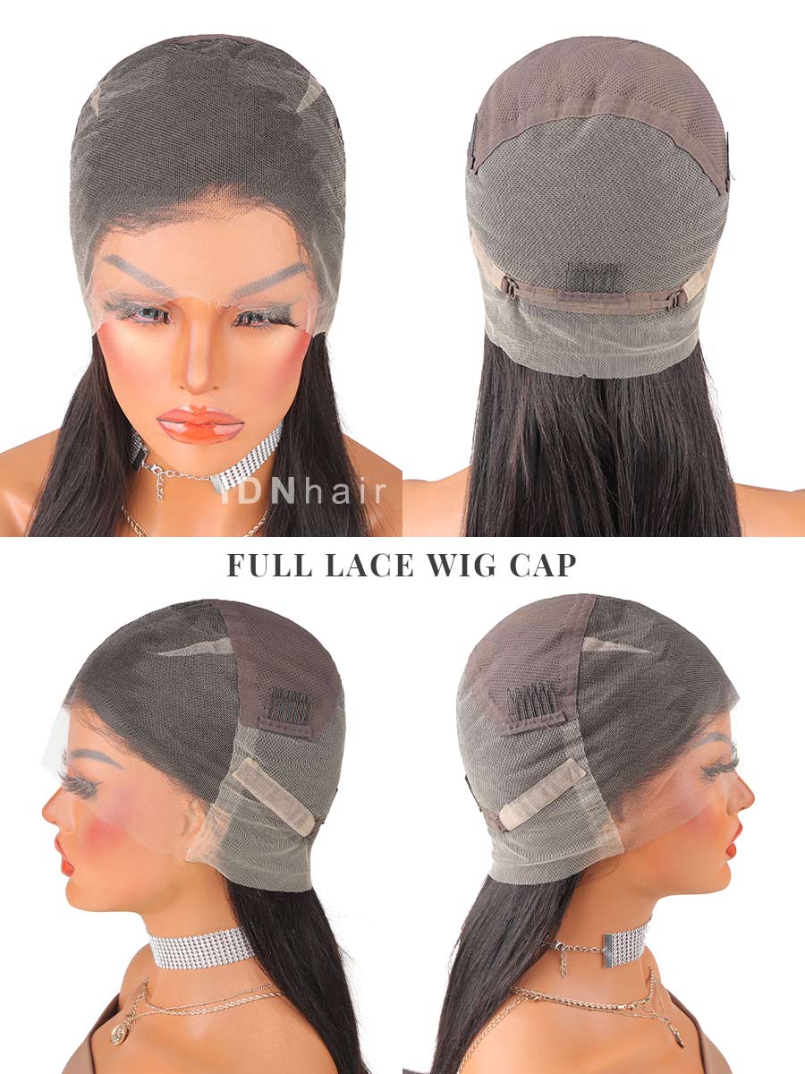 Aggie HD Undectable Full Lace Wig Yaki Straight Human Hair