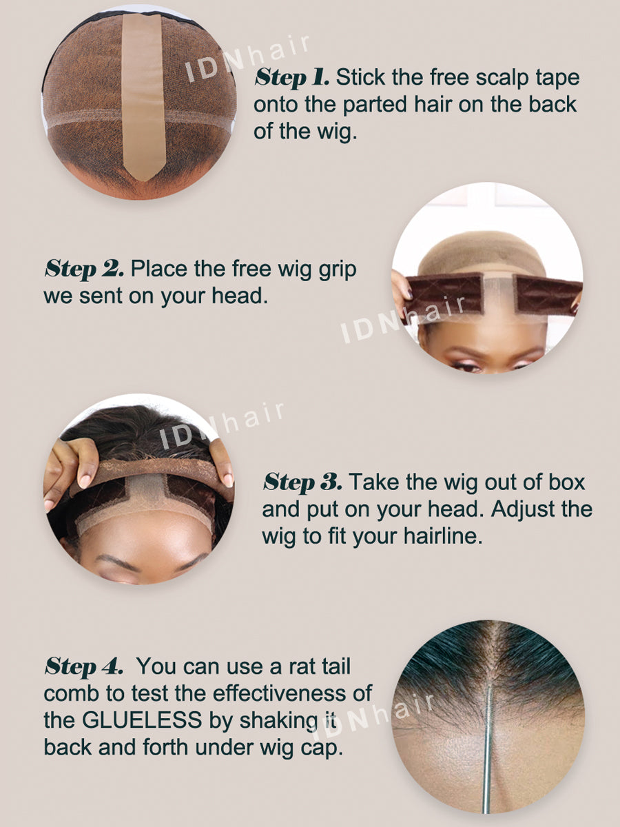 Stella Wear Go 5x5 Closure Pre Cut Body Wave Breathable Air Wig