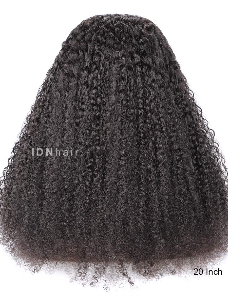 Sale No.13 4C Edges Deep Curly Wig Human Hair 13X4 HD Lace Wig 20 inch