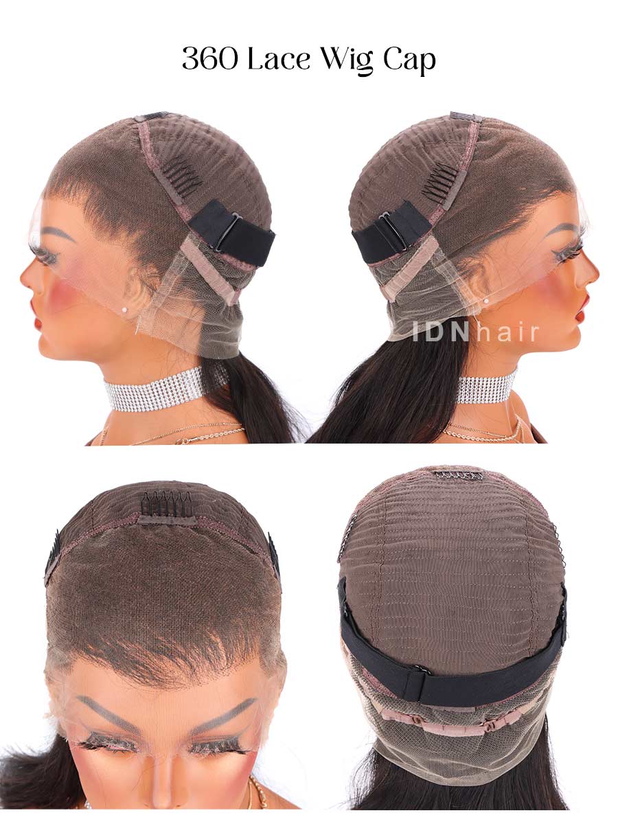 Duffey Glueless Curly 360 Cap HD Lace Wig