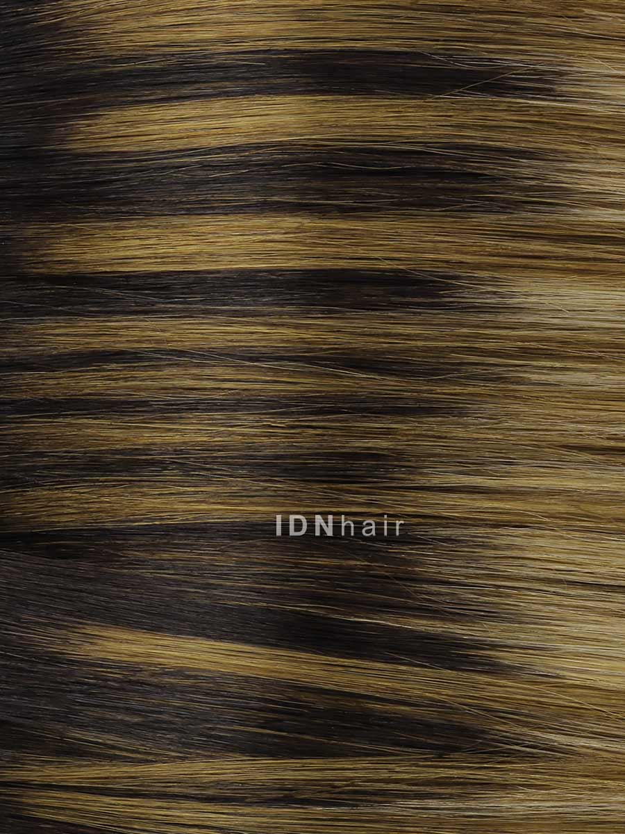Edna Sexy Highlight Seamless Paper Thin Clip ins Ombre Human Hair Extensions for Black Women