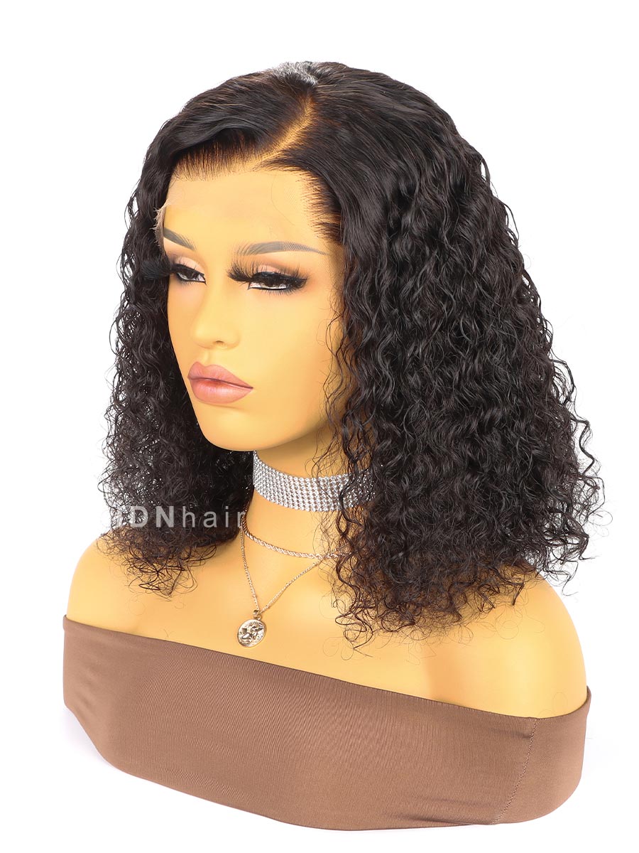 Allison Celebrity Style Short Bob Curly Glueless HD Lace Wig Virgin Hair