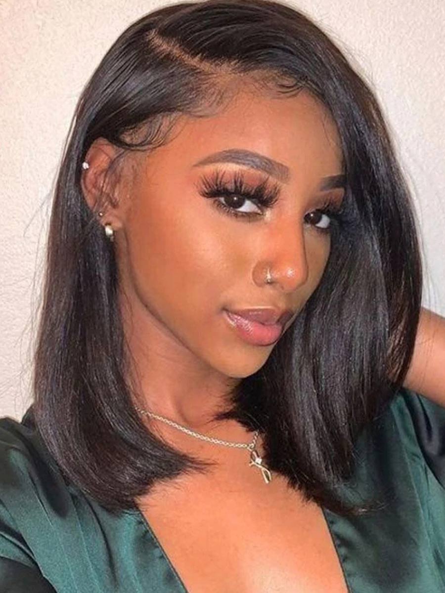Arends Yaki Straight Bob Scalp Knots 13x6 Frontal HD Lace Wig