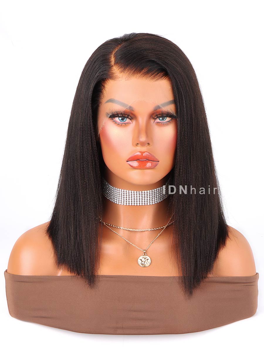 Arends Yaki Straight Bob Scalp Knots 13x6 Frontal HD Lace Wig