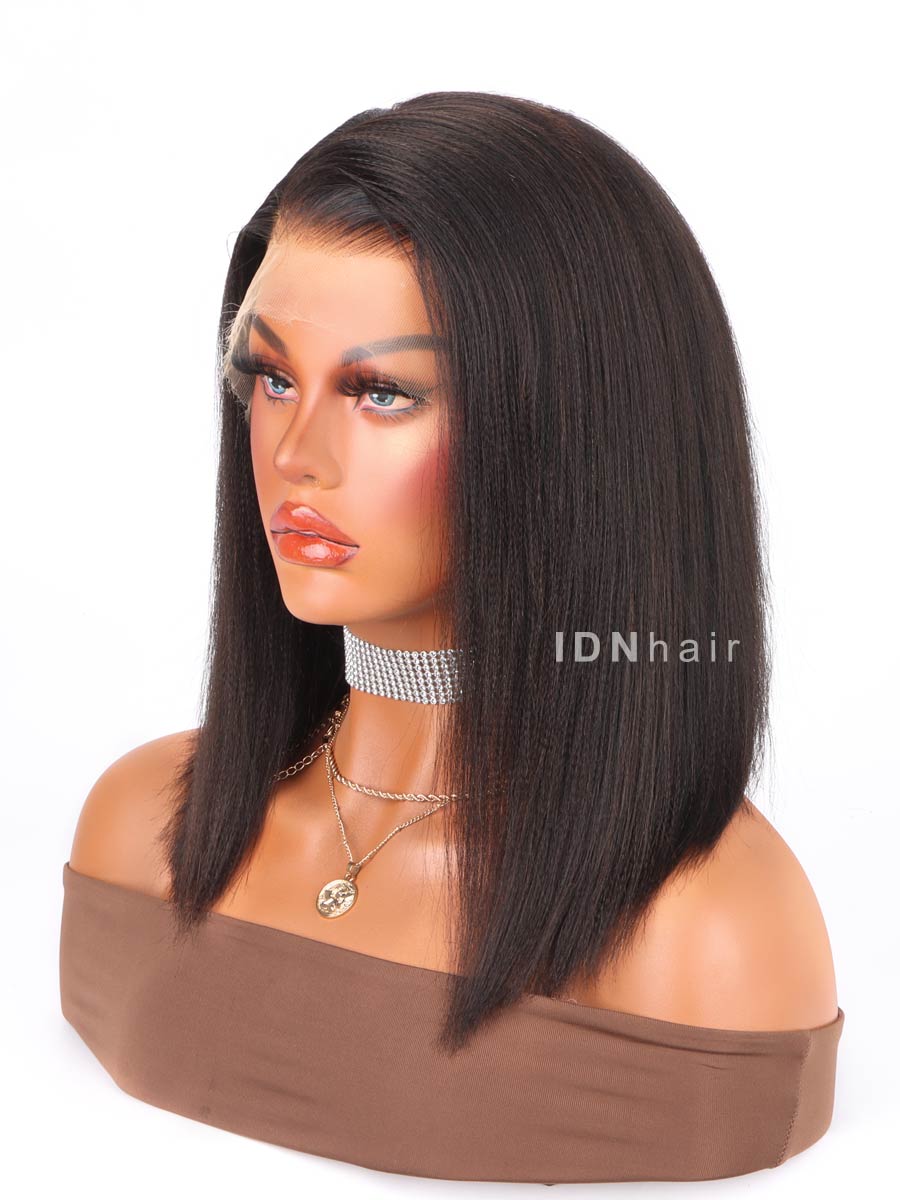 Arends Yaki Straight Bob Scalp Knots 13x6 Frontal HD Lace Wig