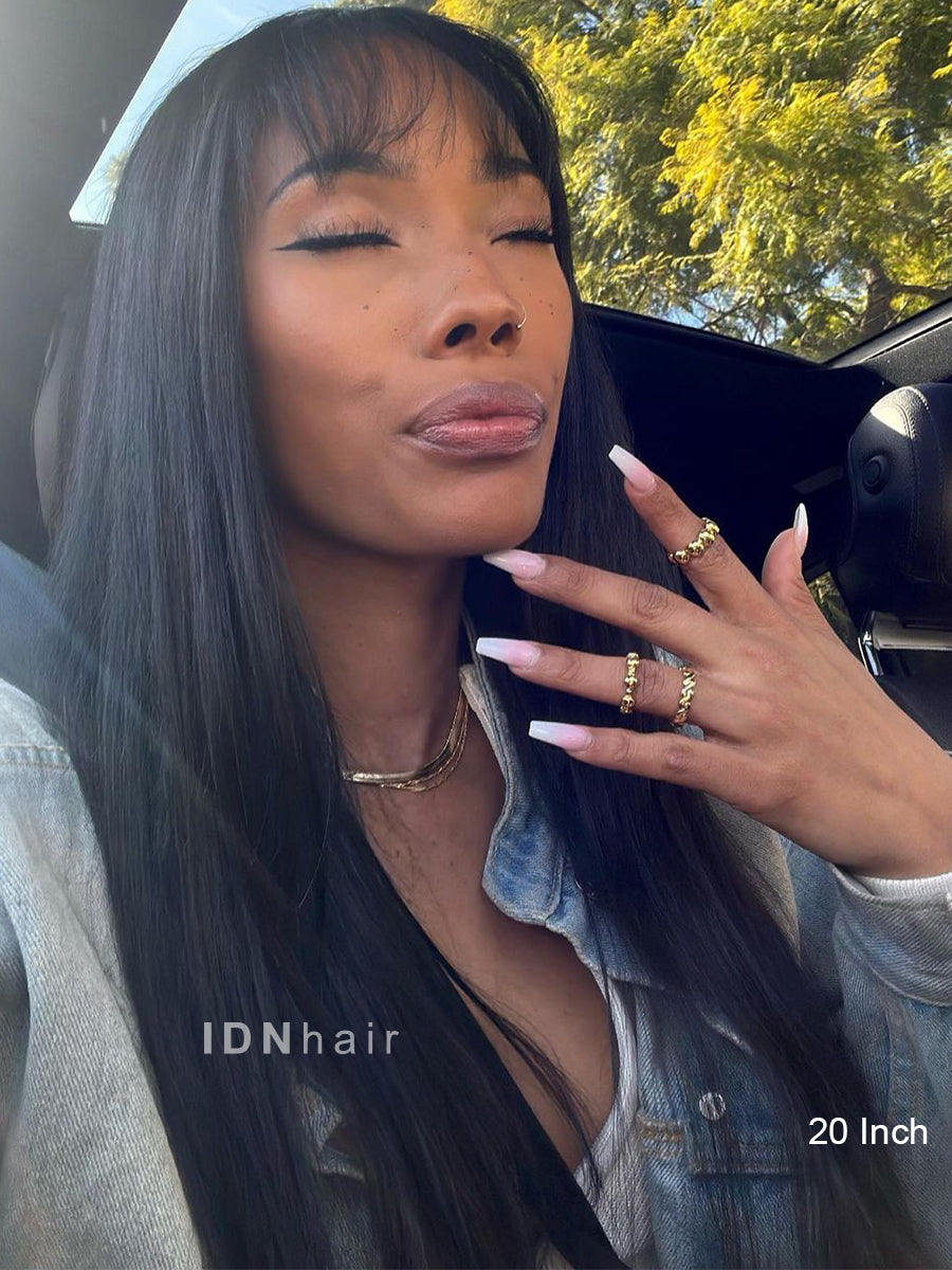 Betty Seamless Clip in Hair African American Relaxed Light Yaki Extension