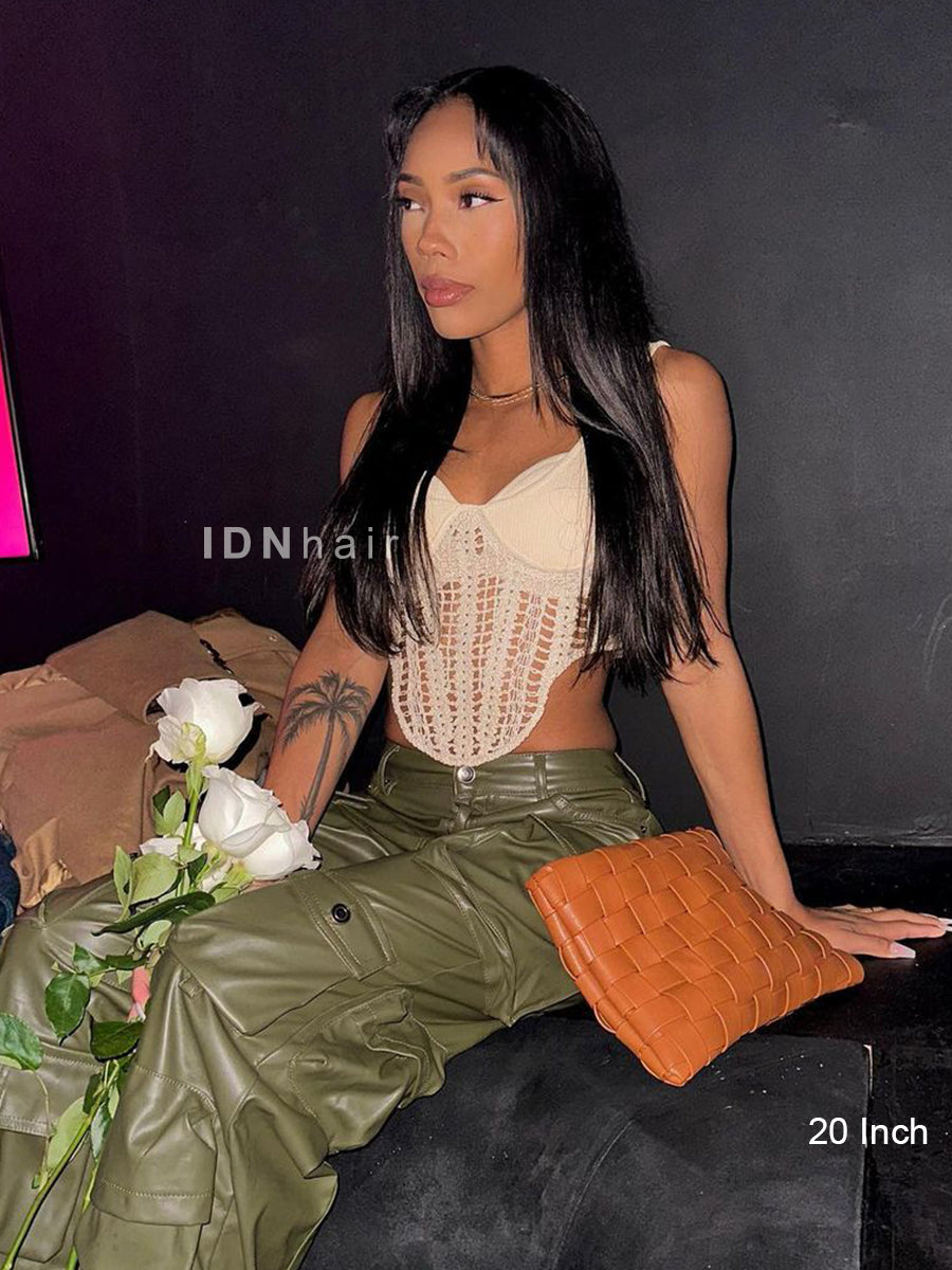 Betty Seamless Clip in Hair African American Relaxed Light Yaki Extension