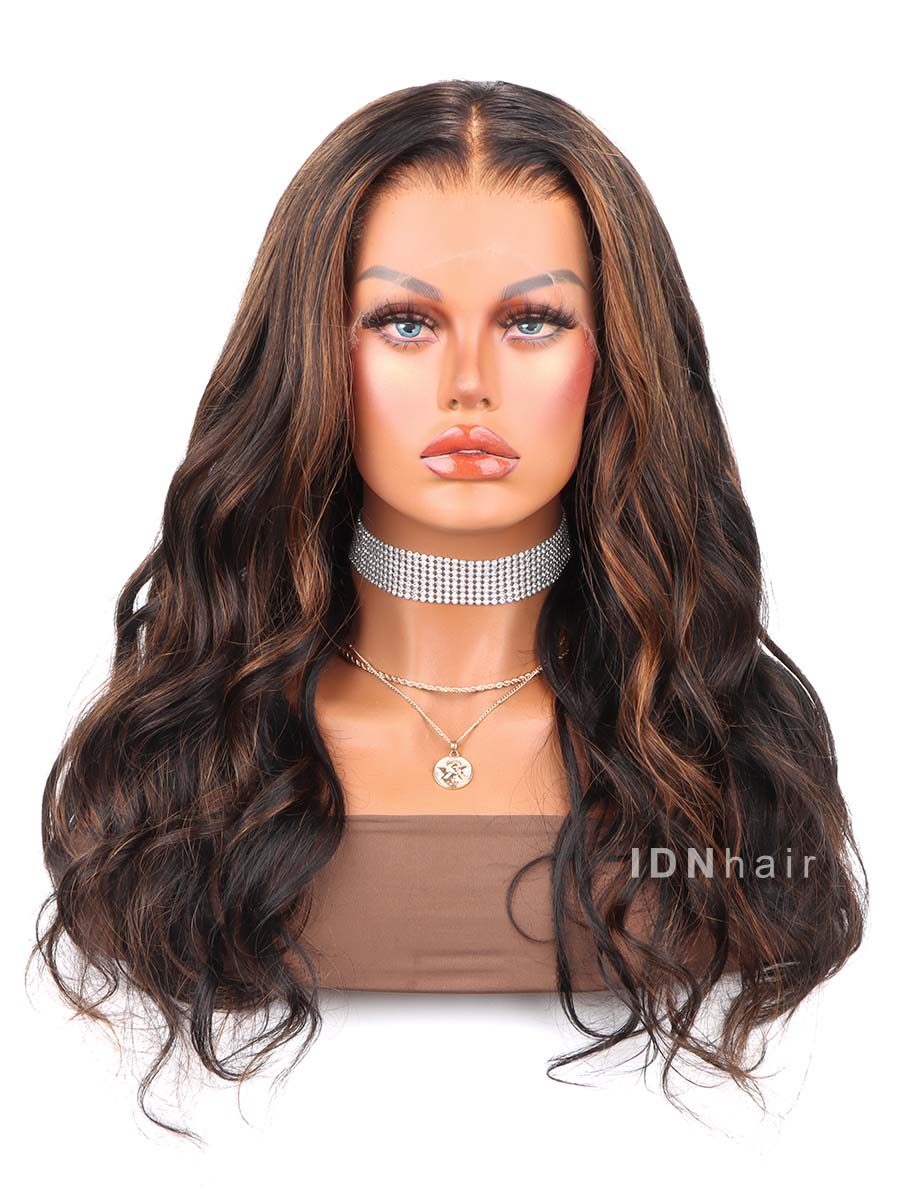 Evelynn Highlight Wavy Scalp Knots 13x6 Frontal HD Lace Wig