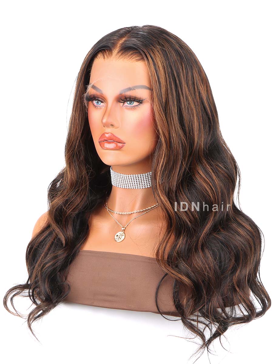 Evelynn Highlight Wavy Scalp Knots 13x6 Frontal HD Lace Wig