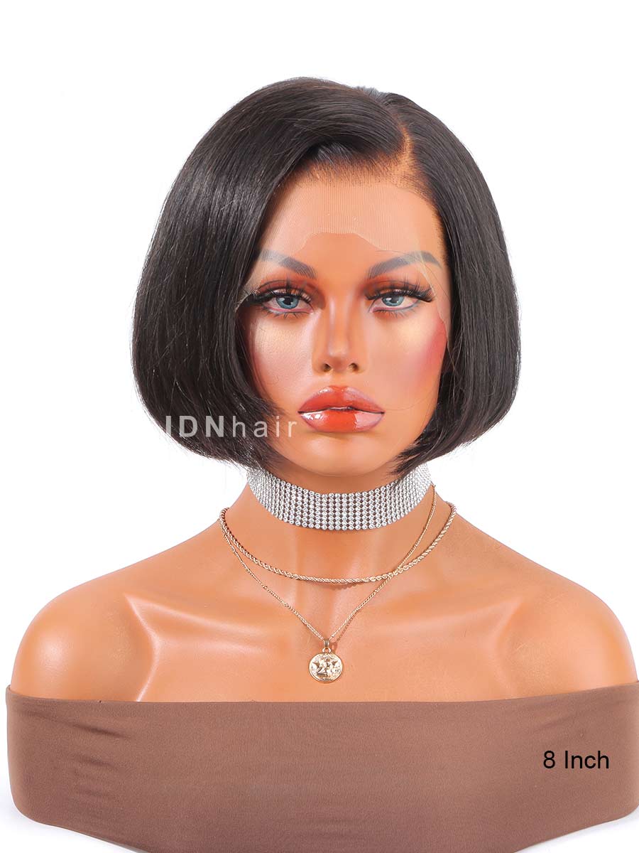 Isa Pixie Cut Bob Scalp Knots 13X4 Full Frontal Wig HD Lace Wig