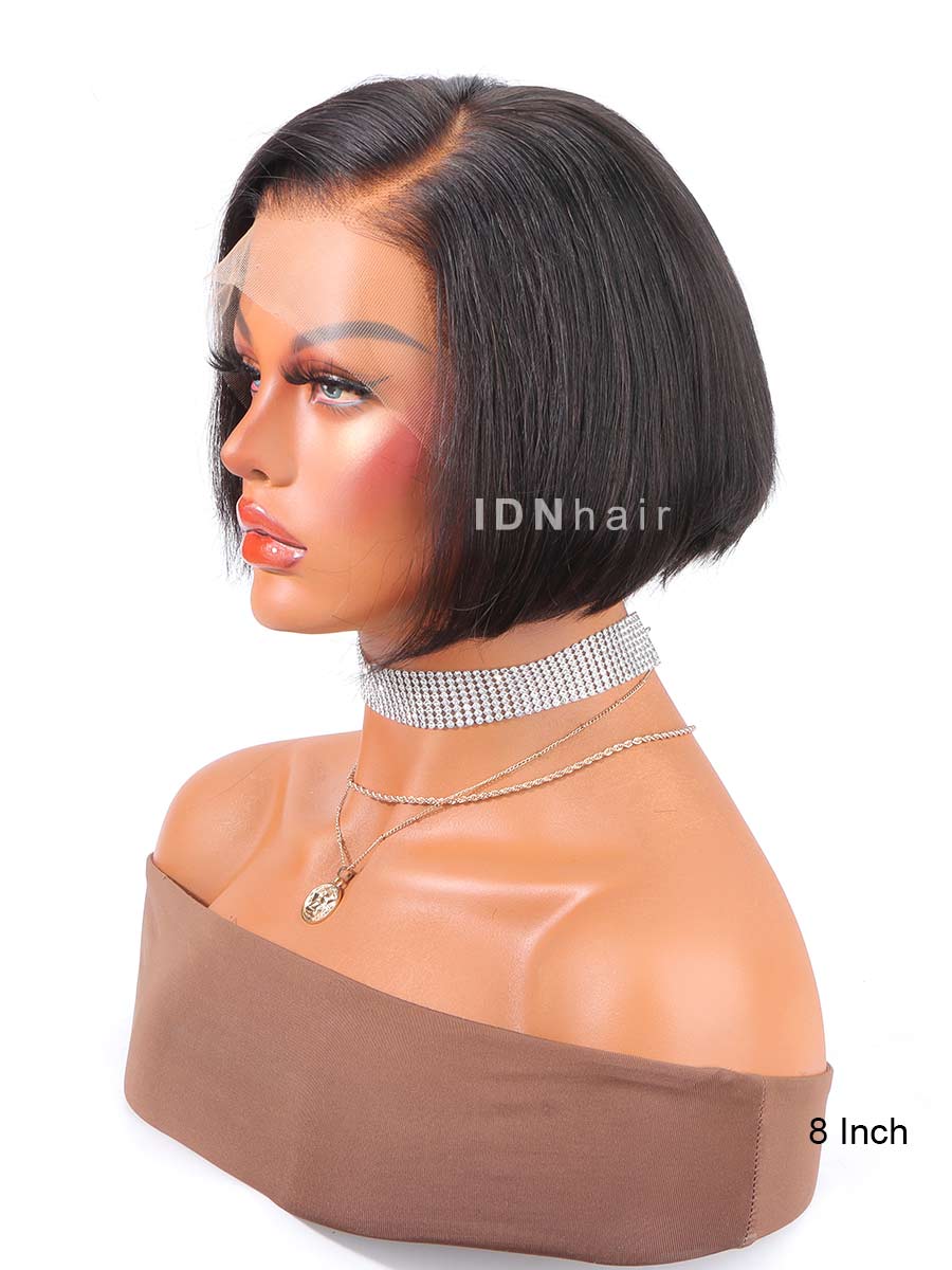 Isa Pixie Cut Bob Scalp Knots 13X4 Full Frontal Wig HD Lace Wig