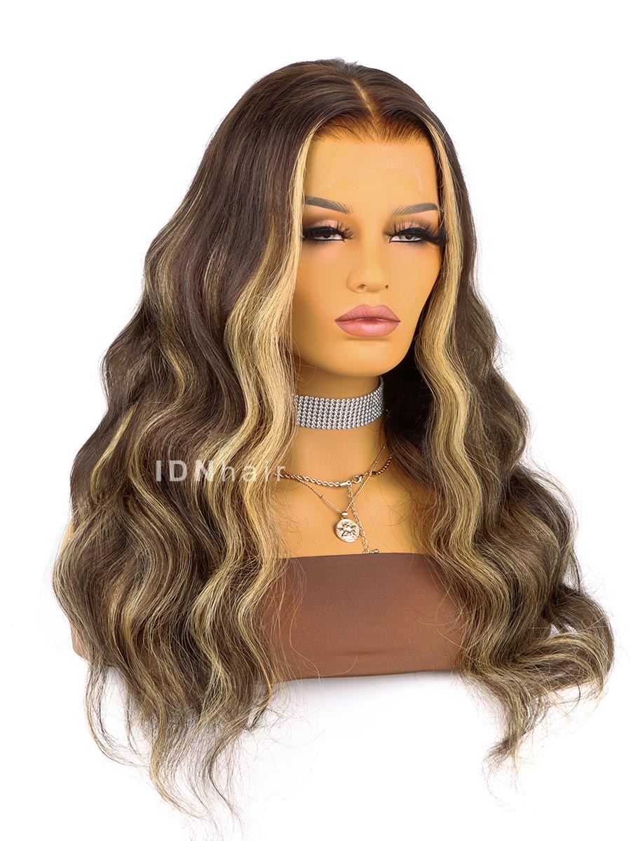 Jessica Highlight Wavy Scalp Knots 13x6 Frontal HD Lace Wig