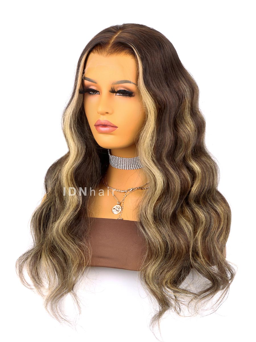 Jessica Highlight Wavy Scalp Knots 13x6 Frontal HD Lace Wig