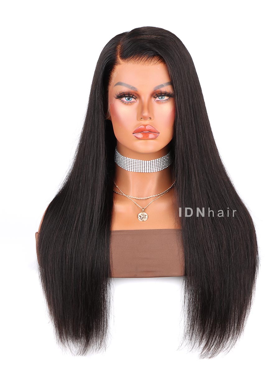 Sierra Straight Clean Hairline 360 Cap HD Lace Wig Clean Bleached Knots