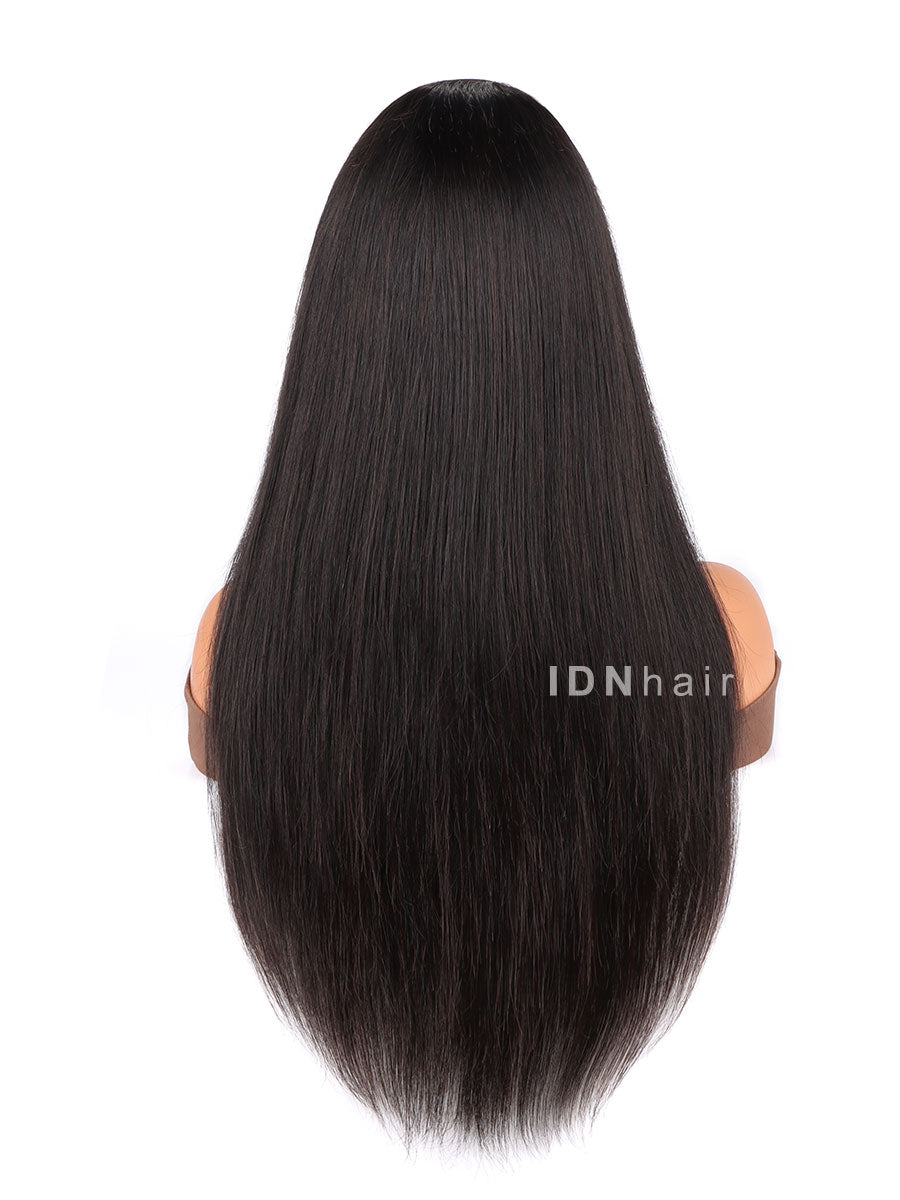 Sierra Straight Clean Hairline 360 Cap HD Lace Wig Clean Bleached Knots