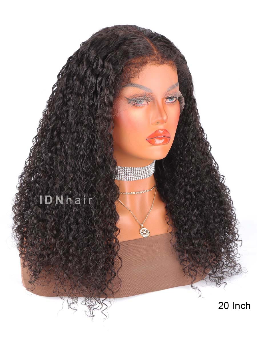 Lisa New 4C Edges Deep Curly Wig Glueless 13X6 3D HD Lace Wigs