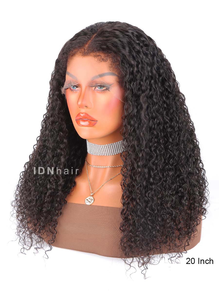 Lisa New 4C Edges Deep Curly Wig Glueless 13X6 3D HD Lace Wigs