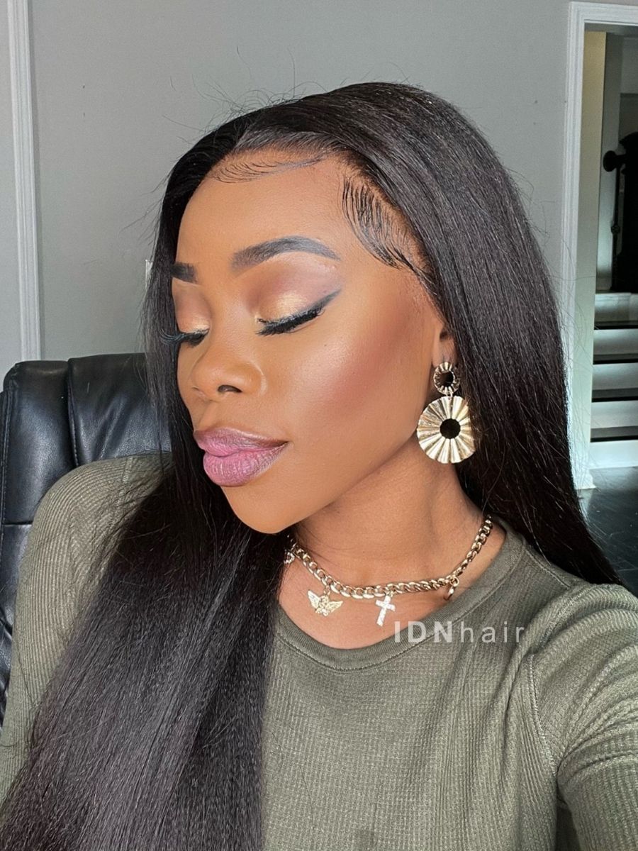 Alva Long Human Hair Wig 22in-30in Glueless HD Lace Front Wig