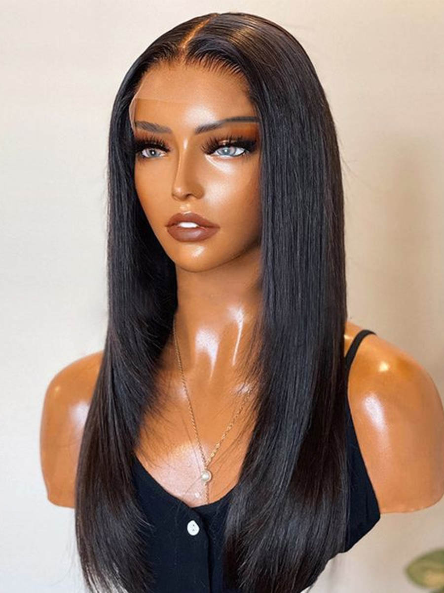 Miska Layered Straight 360 Cap HD Lace Wig