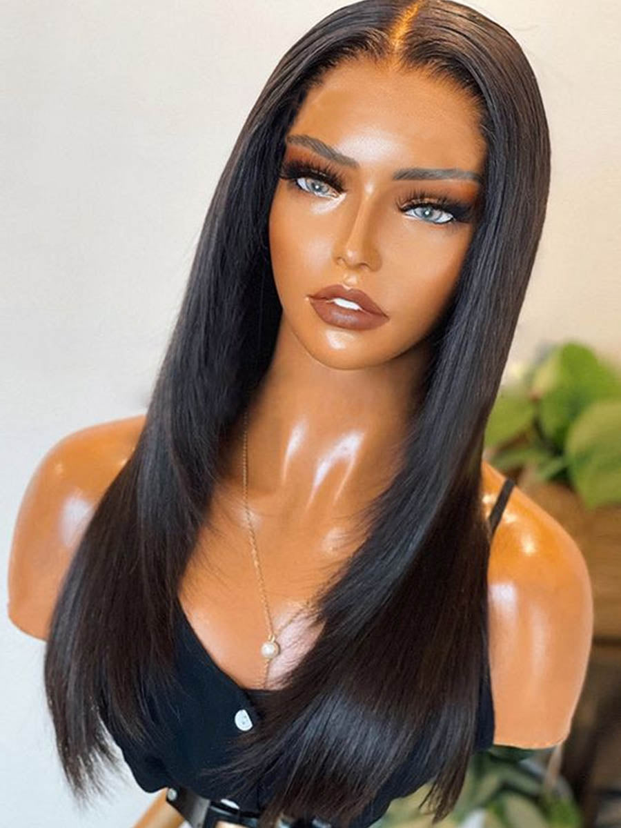 Miska Layered Straight 360 Cap HD Lace Wig