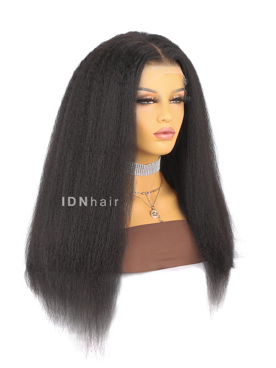 Carion Kinky Straght 360 Cap HD Lace Wig