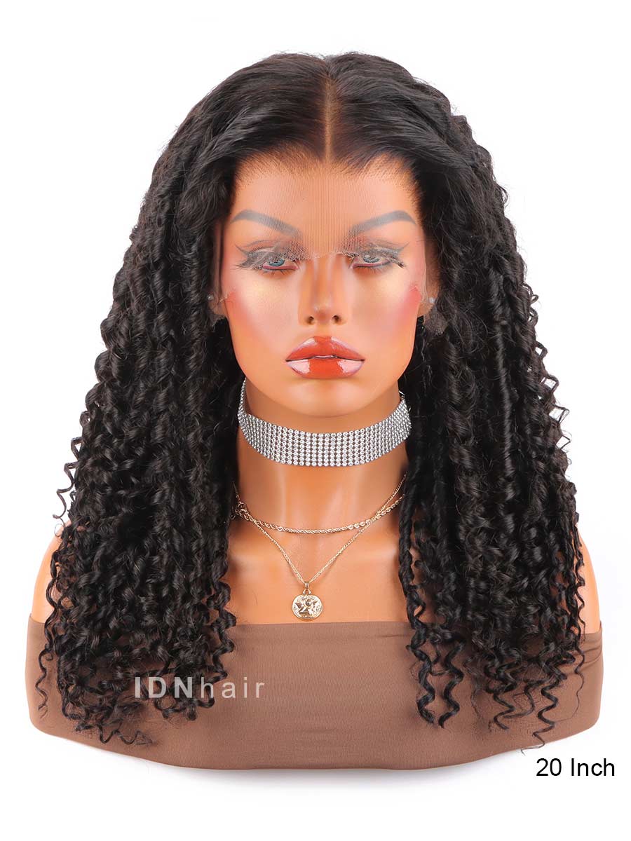 Nandi New 2-in-1 Twisted Curly Wig Glueless 13X6 3D Real Thin HD Lace Wig