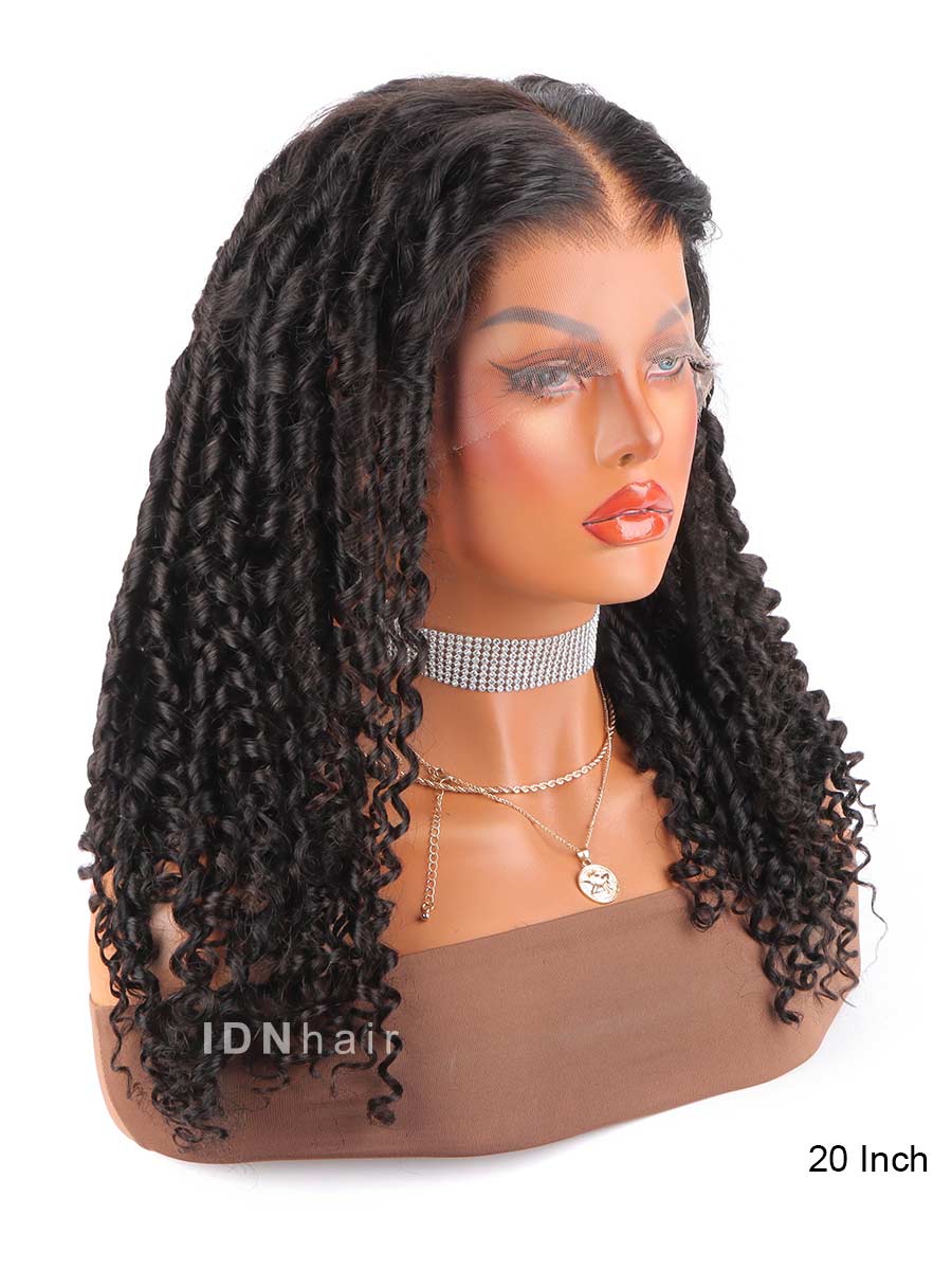 Nandi New 2-in-1 Twisted Curly Wig Glueless 13X6 3D Real Thin HD Lace Wig
