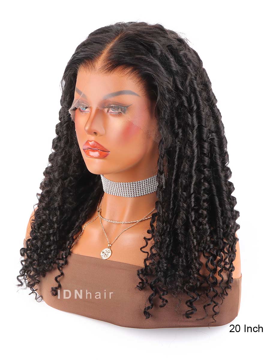 Nandi New 2-in-1 Twisted Curly Wig Glueless 13X6 3D Real Thin HD Lace Wig