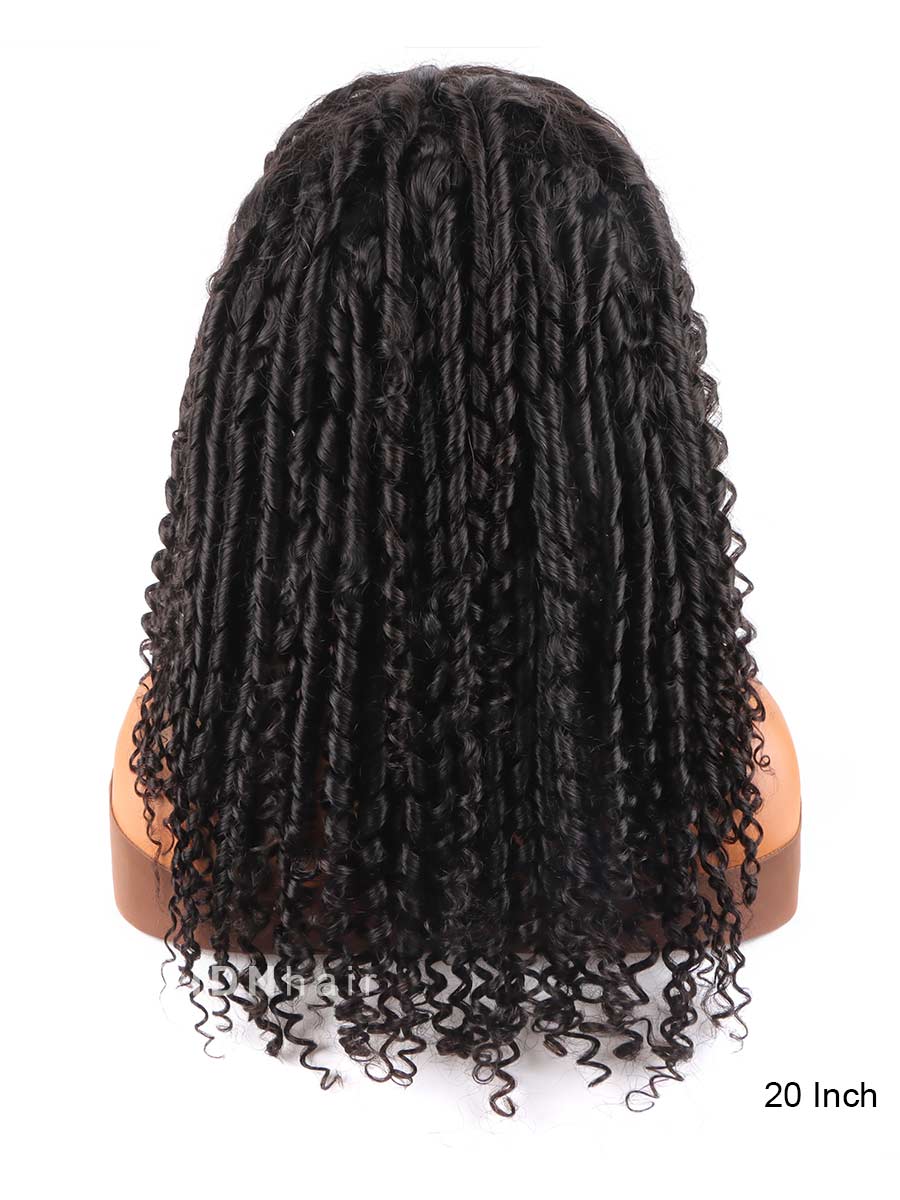 Nandi New 2-in-1 Twisted Curly Wig Glueless 13X6 3D Real Thin HD Lace Wig