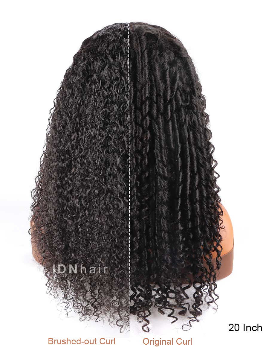 Nandi New 2-in-1 Twisted Curly Wig Glueless 13X6 3D Real Thin HD Lace Wig