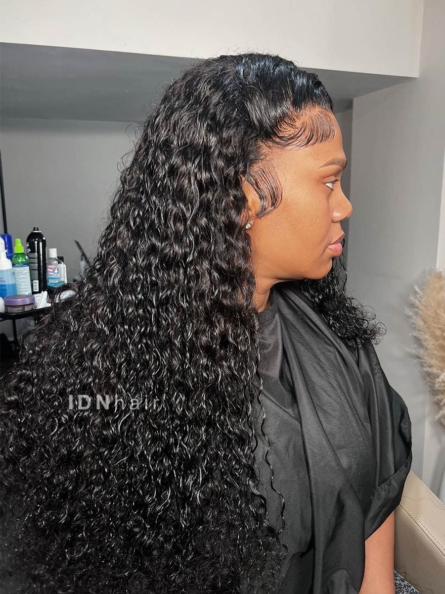 Stika Super Glueless Deep Curly 13x6 3D Frontal HD Lace Wig