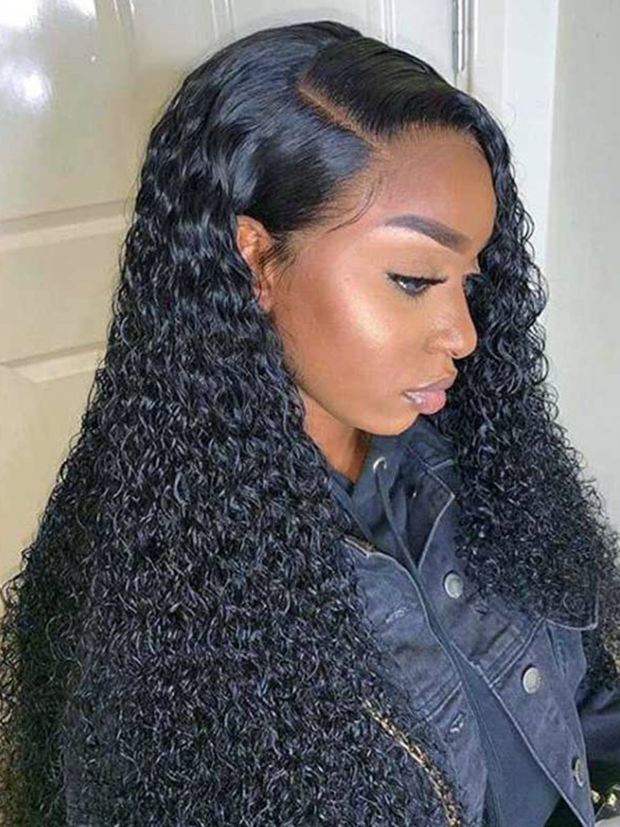 Duffey Glueless Curly 360 Cap HD Lace Wig