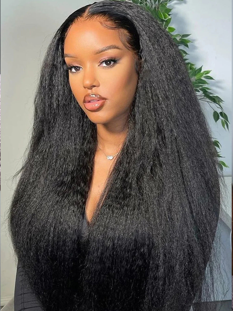 Diana 13X4 Lace Front Wig Kinky Straight Smallest Knots HD Lace