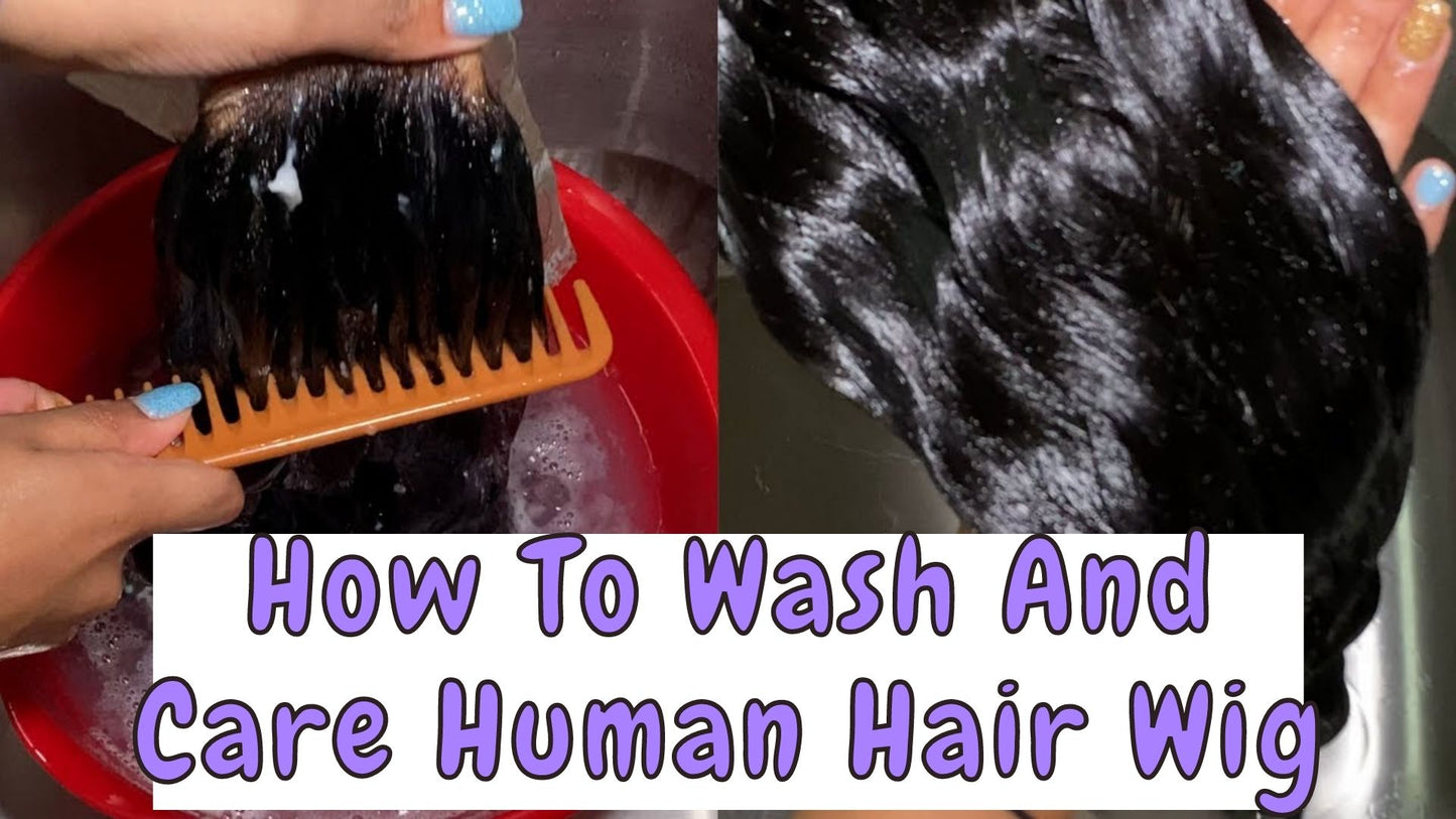 How To Wash And Care Human Hair Wigs?