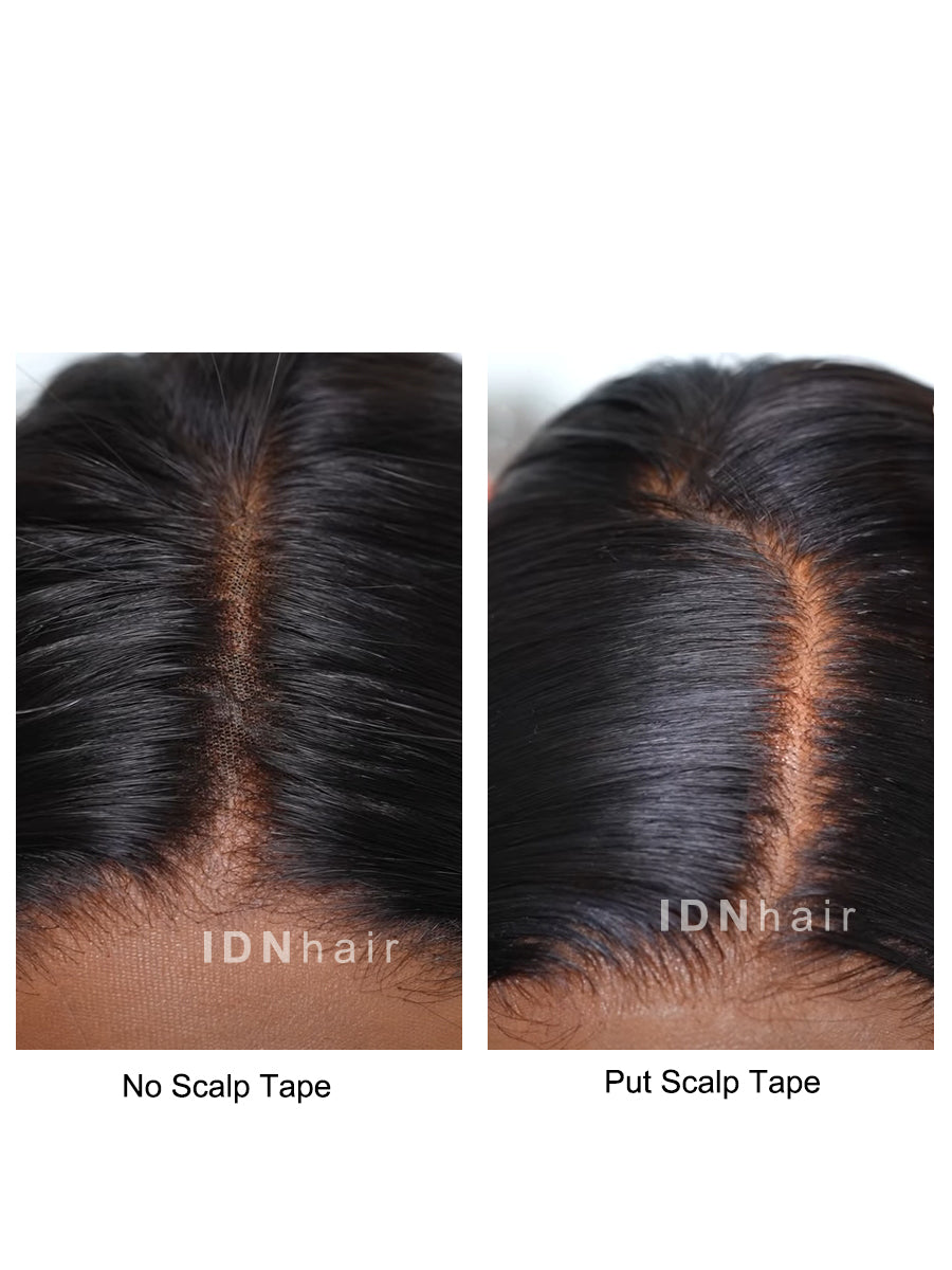 Load image into Gallery viewer, Realistic Lace Wig True Scalp Tape Safe Grids and Knots Melting
