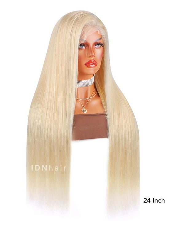 Brittany 613 Silky Straight Blonde Easily Redyed 13x4 Frontal Human Lace Wig