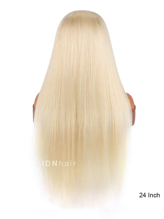 Brittany 613 Silky Straight Blonde Easily Redyed 13x4 Frontal Human Lace Wig