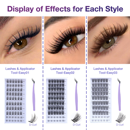 IDNbeauty Glueless eyelash extension, No Glue Needed