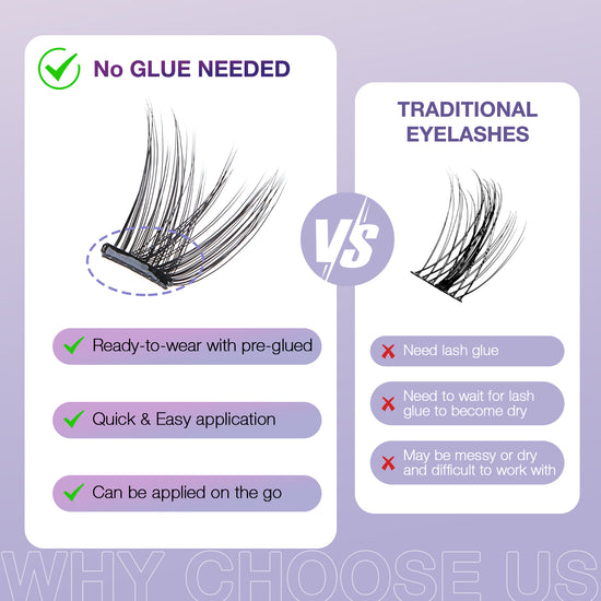 IDNbeauty Glueless eyelash extension, No Glue Needed