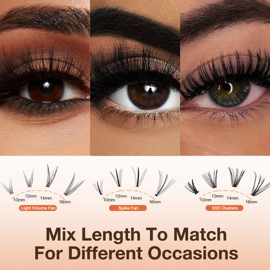 Load image into Gallery viewer, IDN DIY eyelash extension, Different styles mixed, Eyelash extension kit,
