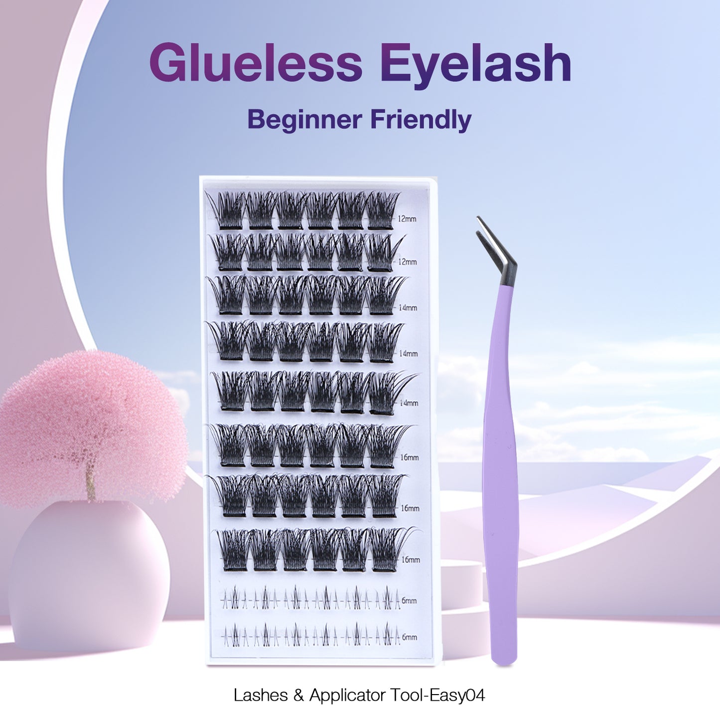 IDNbeauty Glueless eyelash extension, No Glue Needed