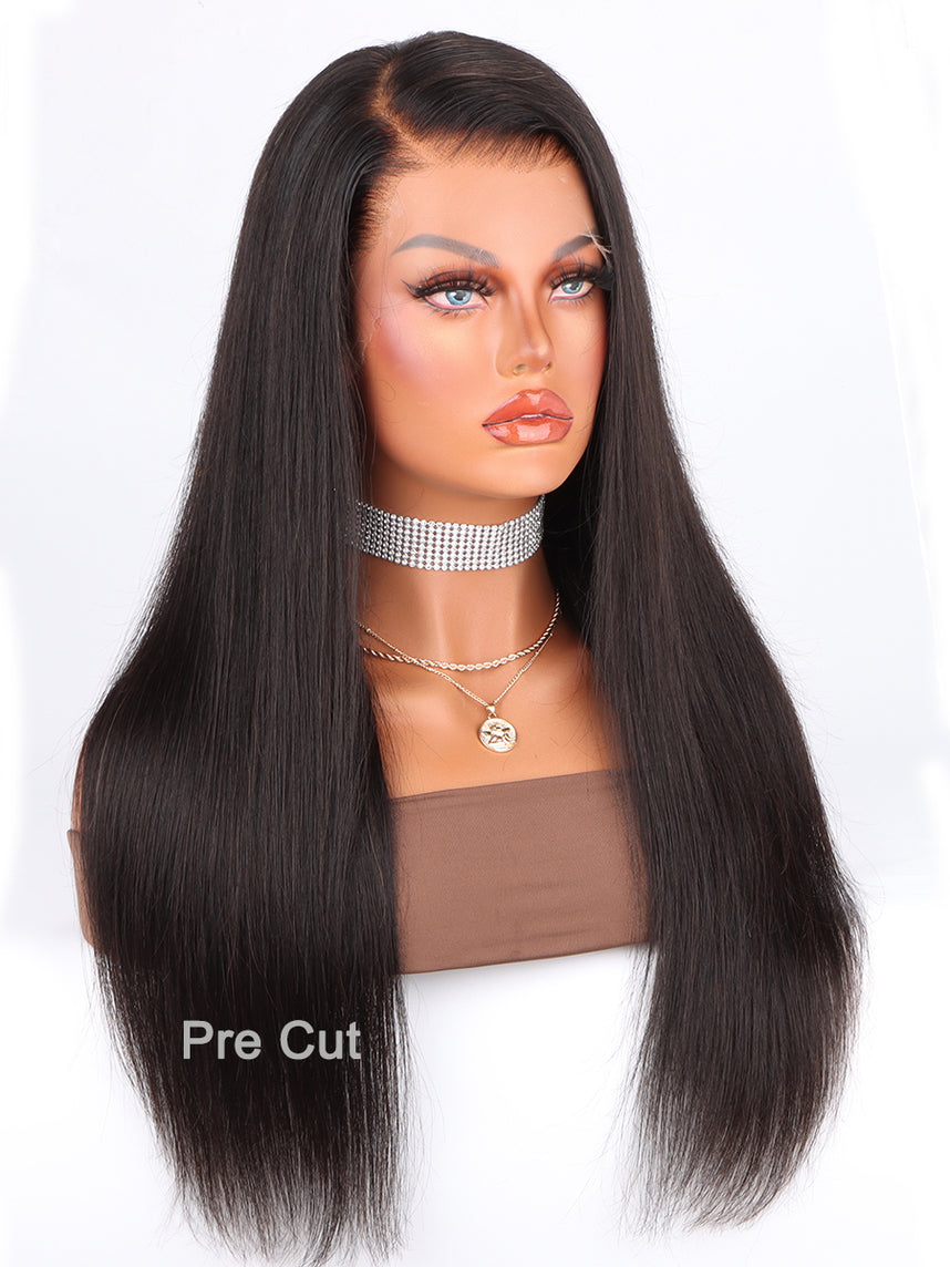 Pre Cut Super Thin HD Lace Wear and Go Straight Wig Beginner Friendly