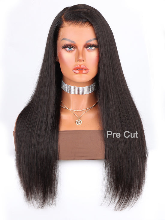 Load image into Gallery viewer, Pre Cut Super Thin HD Lace Wear and Go Straight Wig Beginner Friendly
