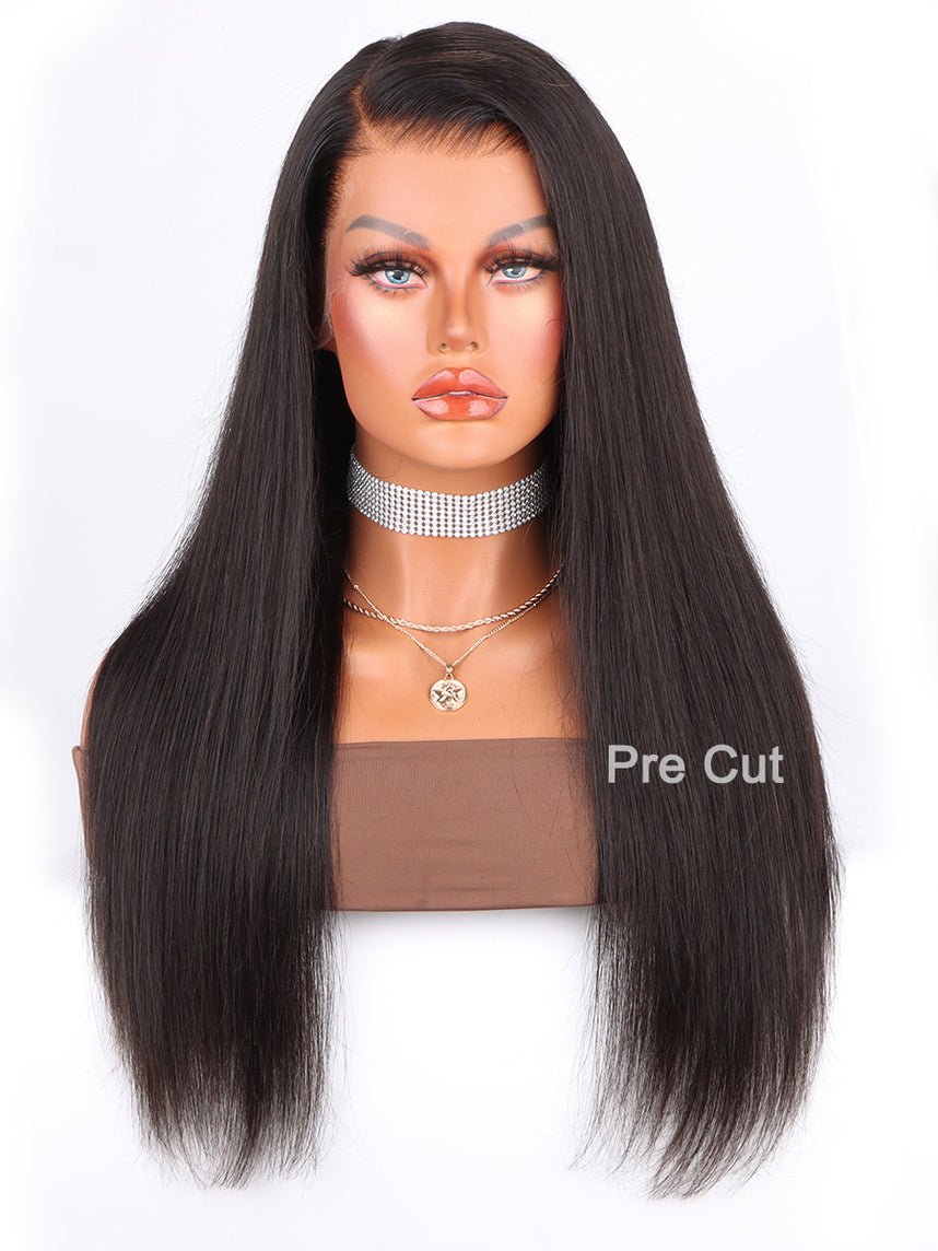 Pre Cut Super Thin HD Lace Wear and Go Straight Wig Beginner Friendly