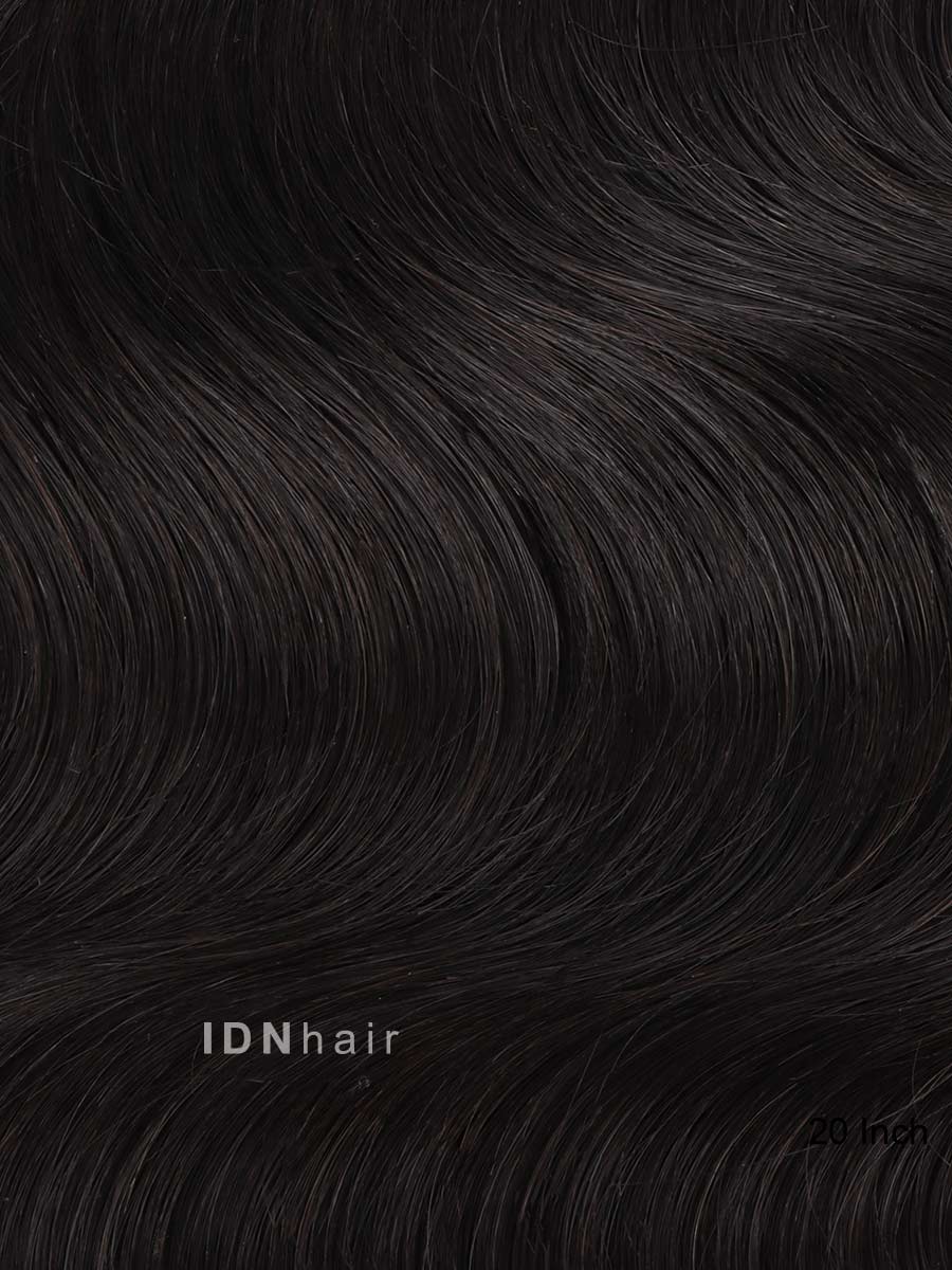 Load image into Gallery viewer, Isabel Body Wave Super Flat Seamless Paper Thin Clip in Hair Extension Human Hair Black Women
